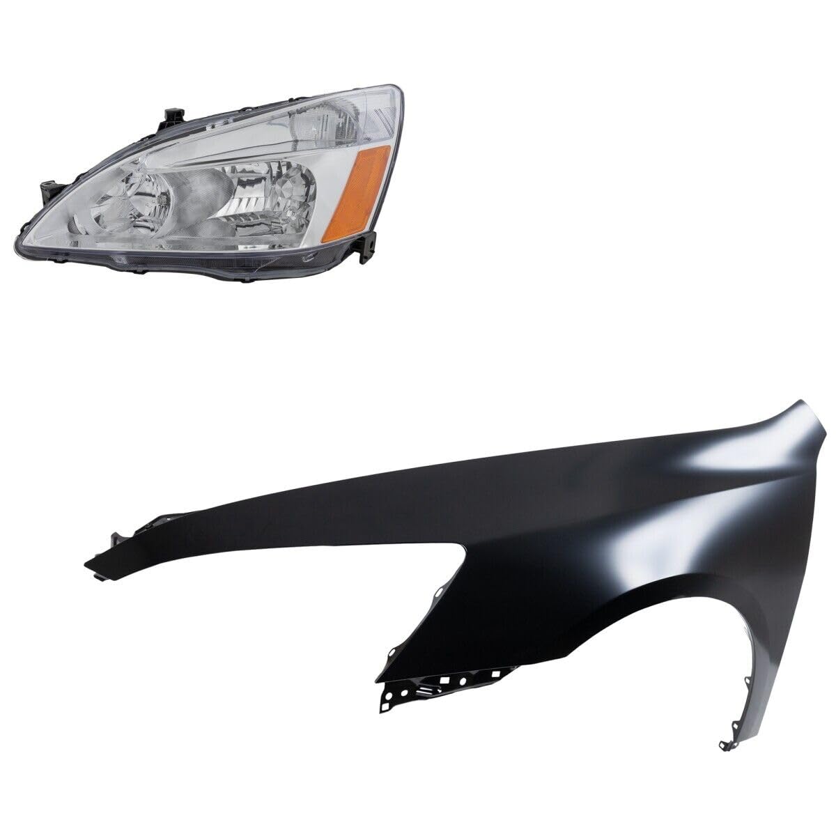 Replacement Headlight Lamp Set Left Hand Side Sedan N61637