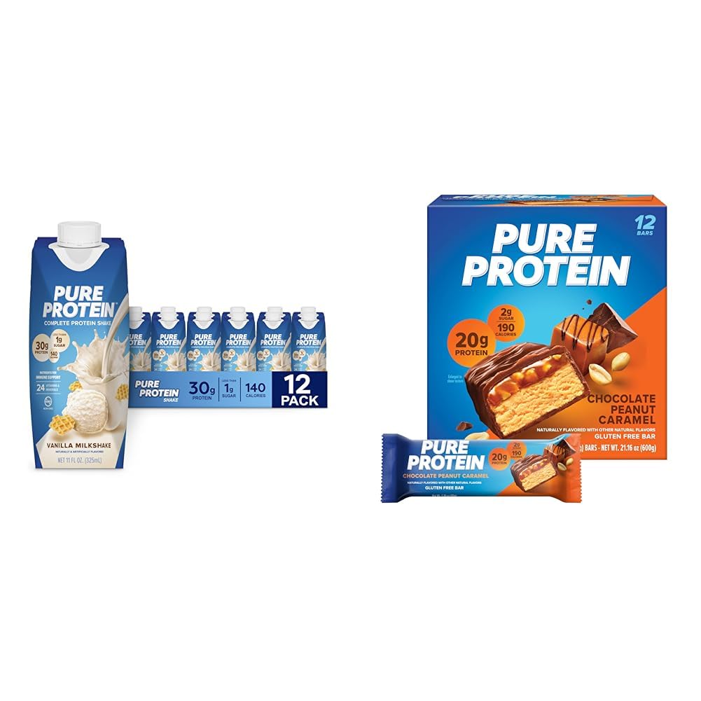 Vanilla Protein Shake, 30g Protein, Vitamins A, C, D, E, Zinc, Low Sugar, Gluten Free I802868