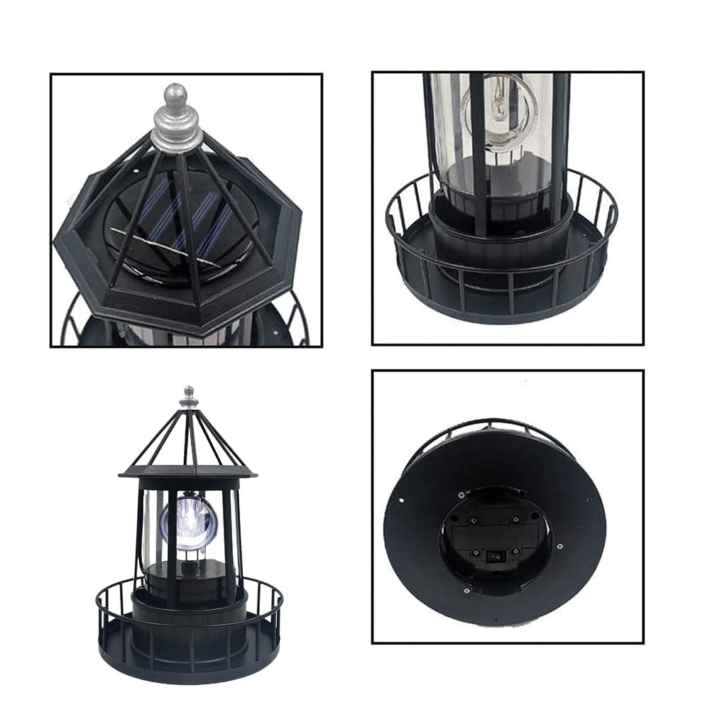 Solar Powered Lighthouse Garden Decoration Q37165