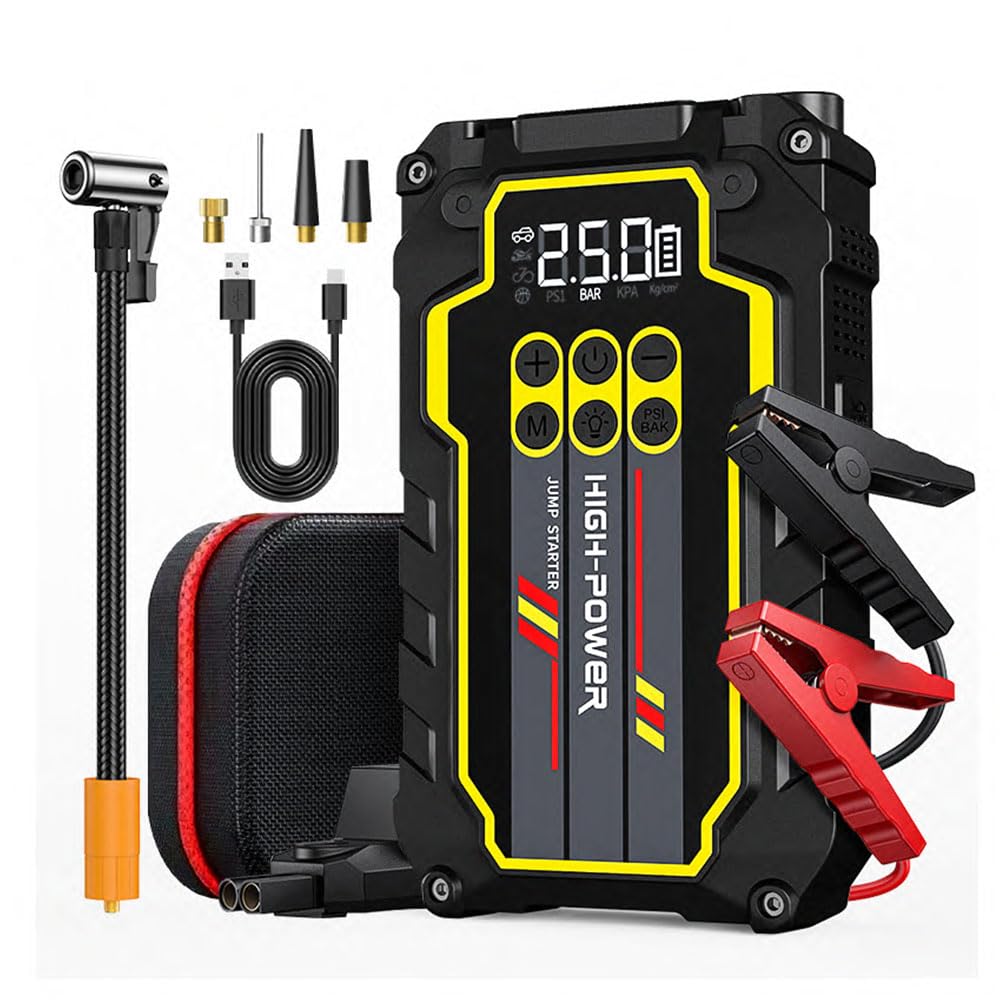 4000A 12V Portable Jump Starter with Air Compressor Z87890