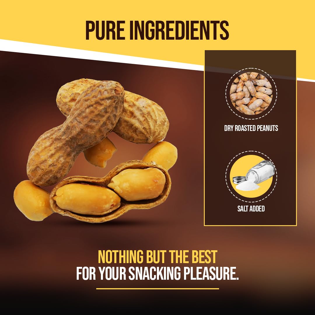 Salted Dry Roasted In Shell Peanuts 2 Pounds U2947