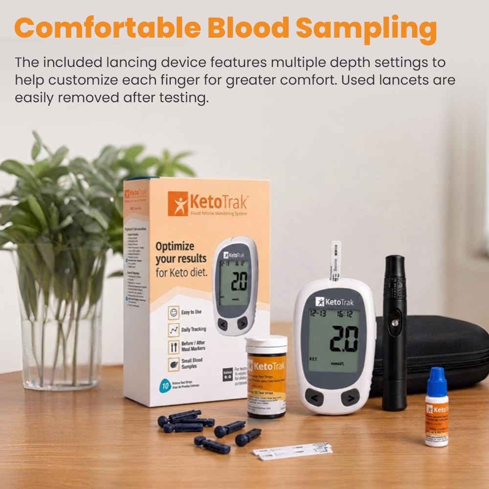Blood Ketone Testing Kit with 10 Strips R4459