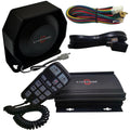 100W Police Siren and Speaker Kit with Handheld Microphone PA System B580989