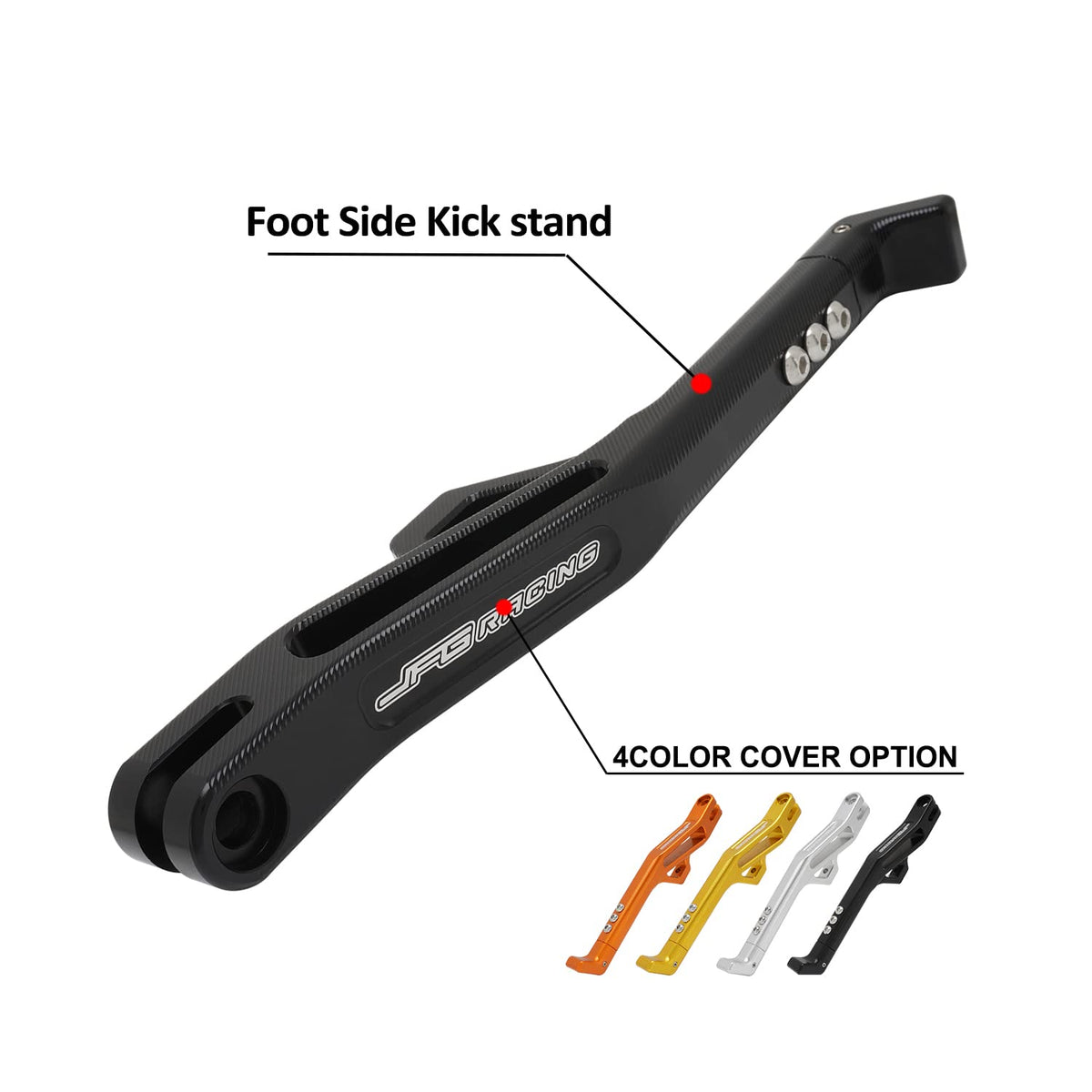 Adjustable Black Electric Dirt Bike Kickstand V299