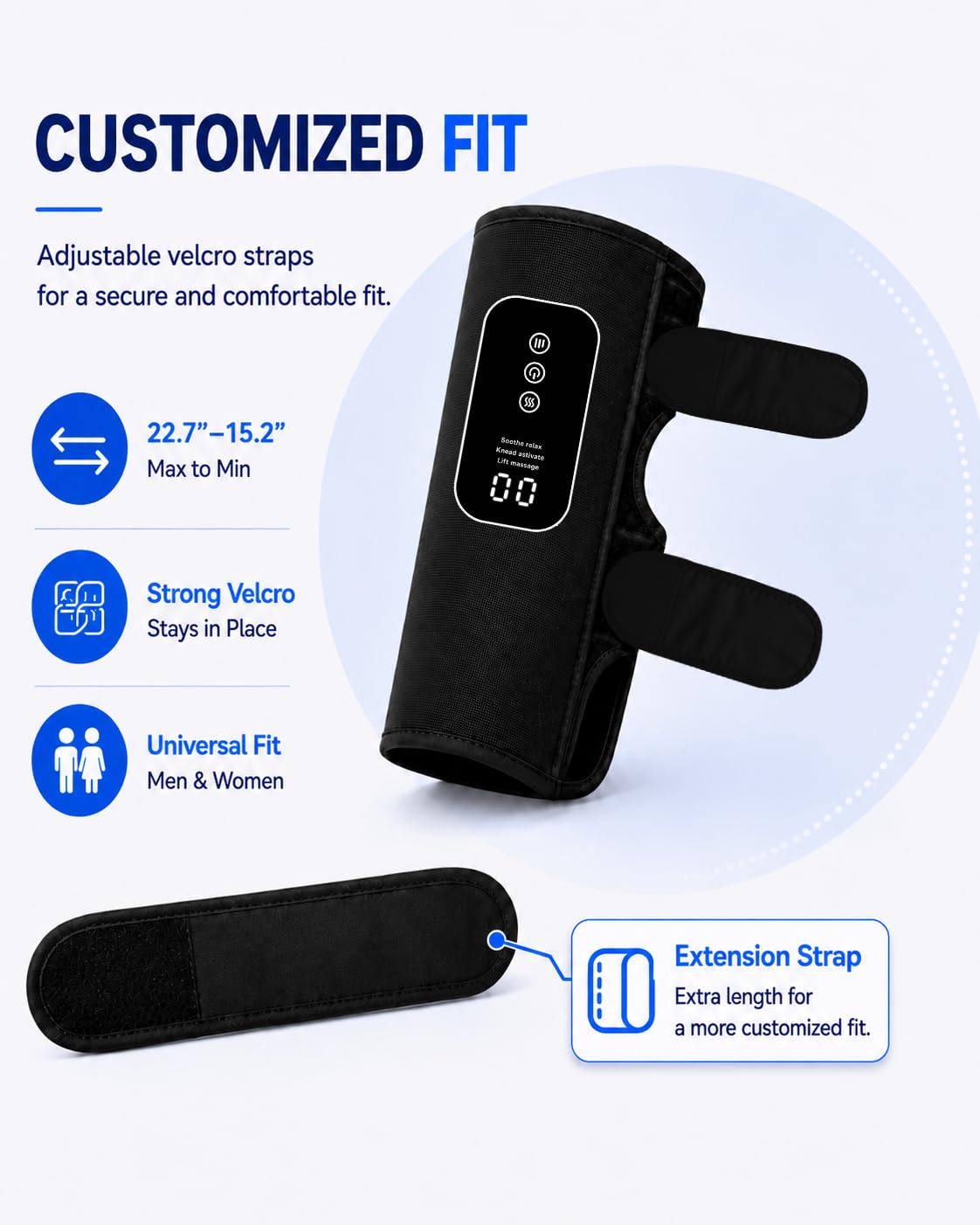Cordless Leg Massager with Heat U986155