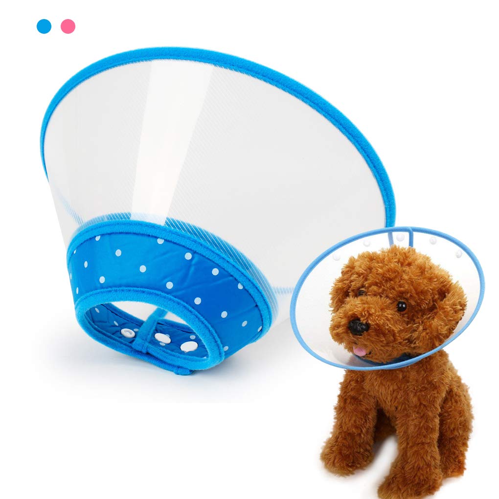 Adjustable Clear Padded Dog Cone U598645