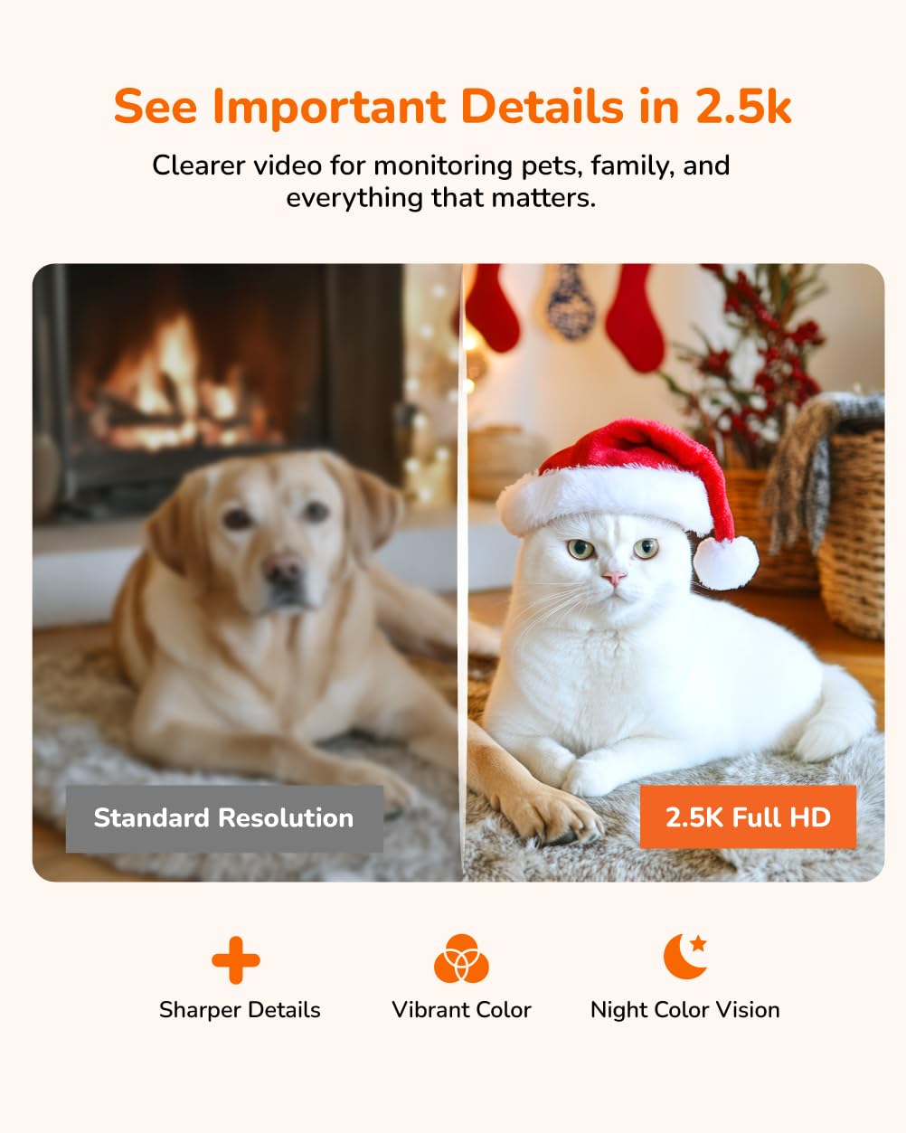 2.5K Indoor Pan-Tilt Security Camera R95767