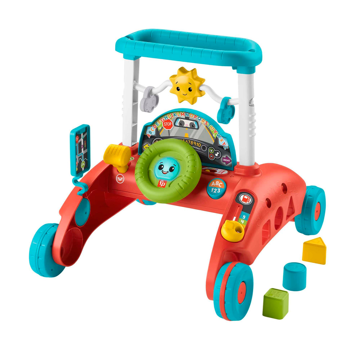 2-Sided Steady Speed Baby Walker with Learning Songs and Sounds H401