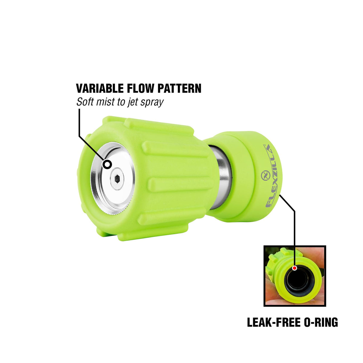 3/4 in. x 100 ft. Drinking Water Safe Garden Hose & Twist Action Nozzle E860291