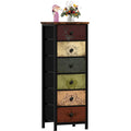 Tall 6 Drawer Fabric Dresser M2513