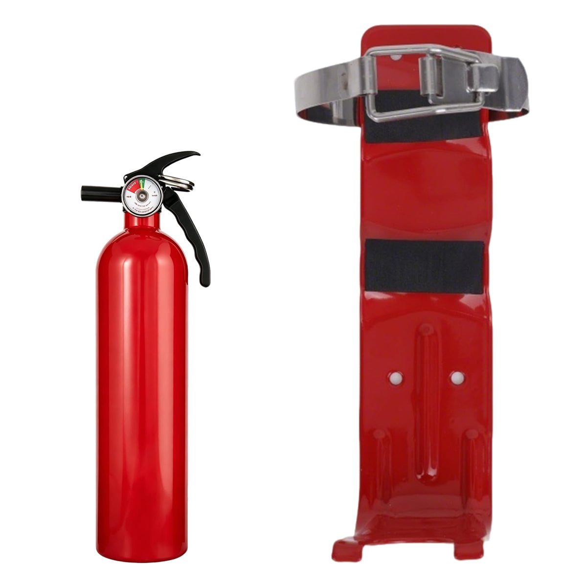 Fire Extinguisher Bracket Quick Release Anti-Vibration Mount Holder K23345
