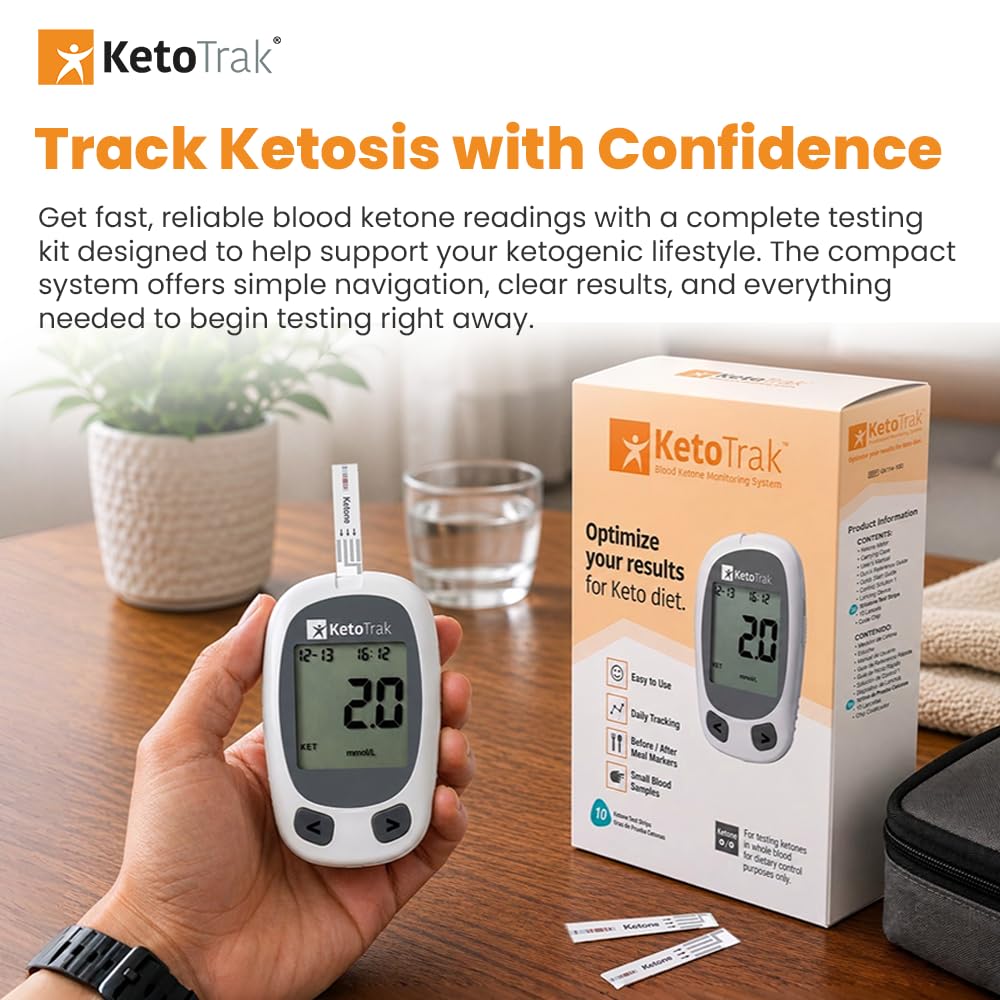 Blood Ketone Testing Kit with 10 Strips R4459