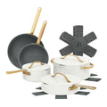 12 Pc Ceramic Non-Stick Cookware Set with Lids E256860