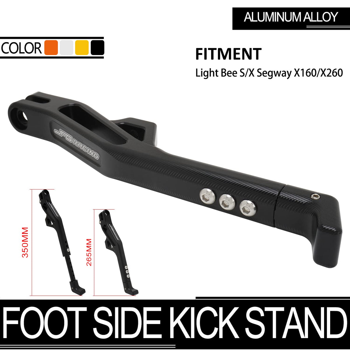 Adjustable Black Electric Dirt Bike Kickstand V299