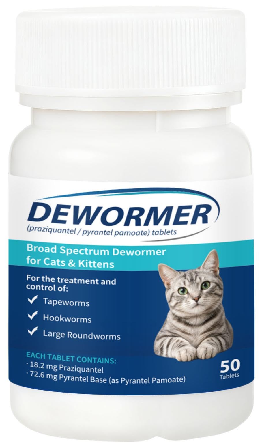 Broad-Spectrum Dewormer 50 Tablets A8529