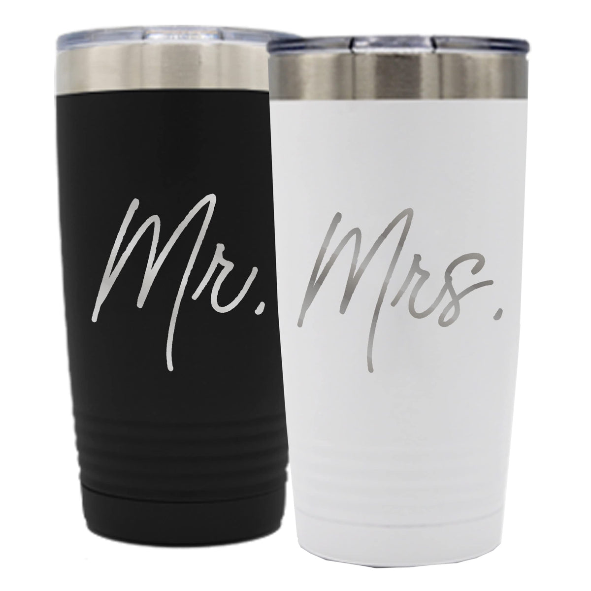 Set of 2 Stainless Steel Double Wall Vacuum Insulated Travel Tumbler A495413