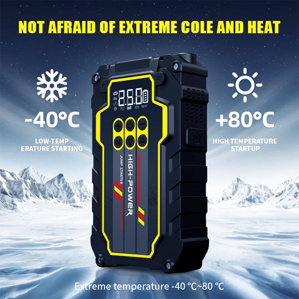 4000A 12V Portable Jump Starter with Air Compressor Z87890
