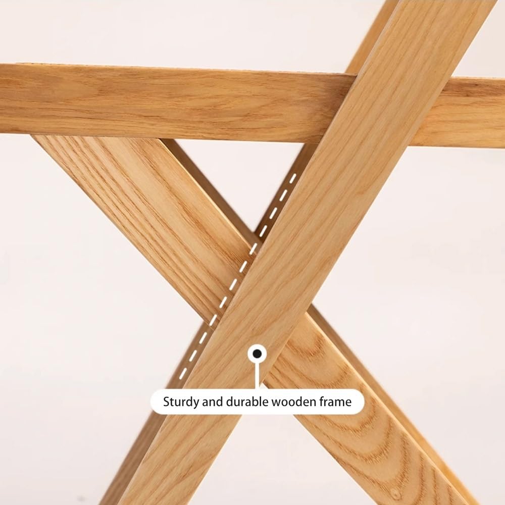 Teal Wood Folding Chair with Backrest E668