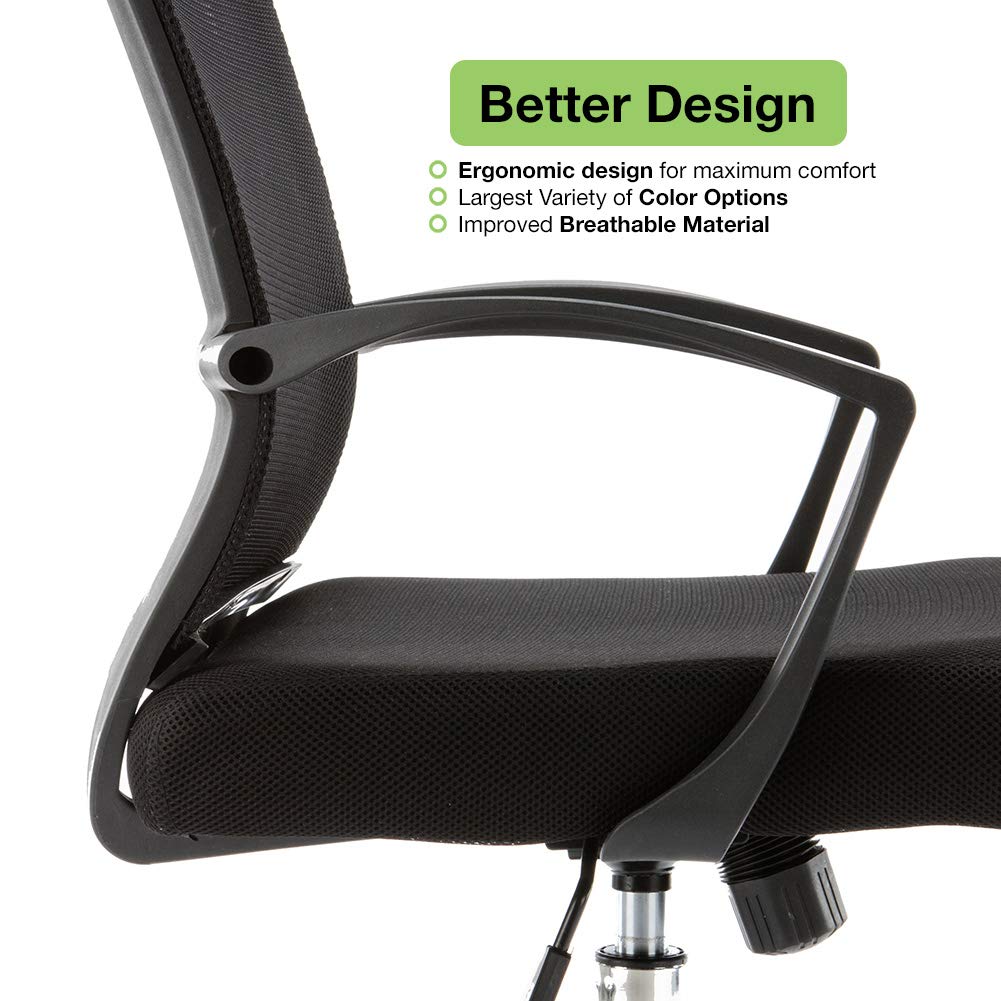 Black Blue Ergonomic Mesh Office Chair S229630
