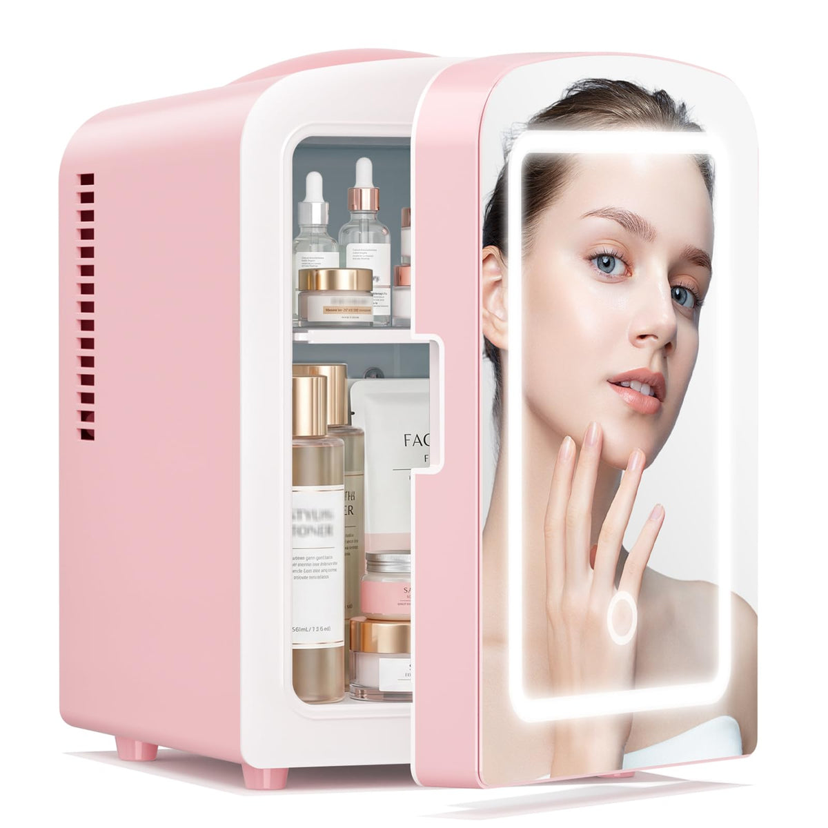 4L Mini Skincare Fridge with LED Mirror Q104978