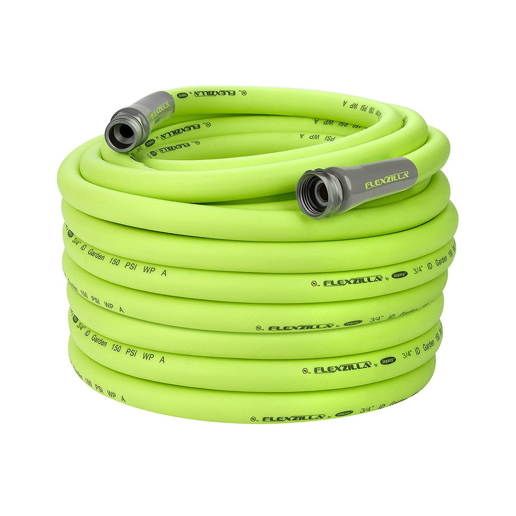 3/4 in. x 100 ft. Drinking Water Safe Garden Hose & Twist Action Nozzle E860291