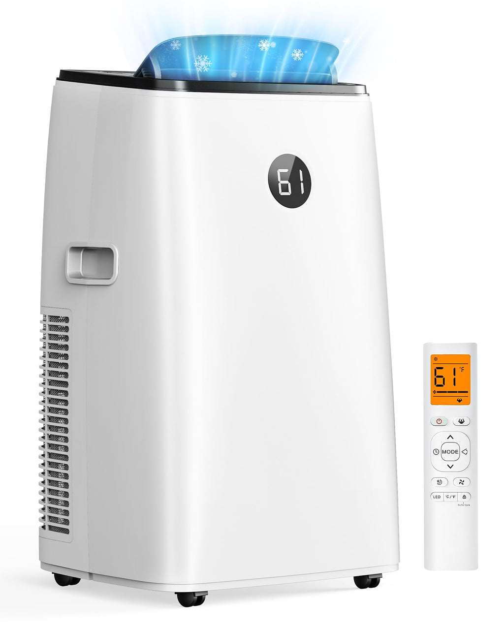 14000 BTU 3-in-1 Portable Air Conditioner with Fan, Dehumidifier, Remote Z781