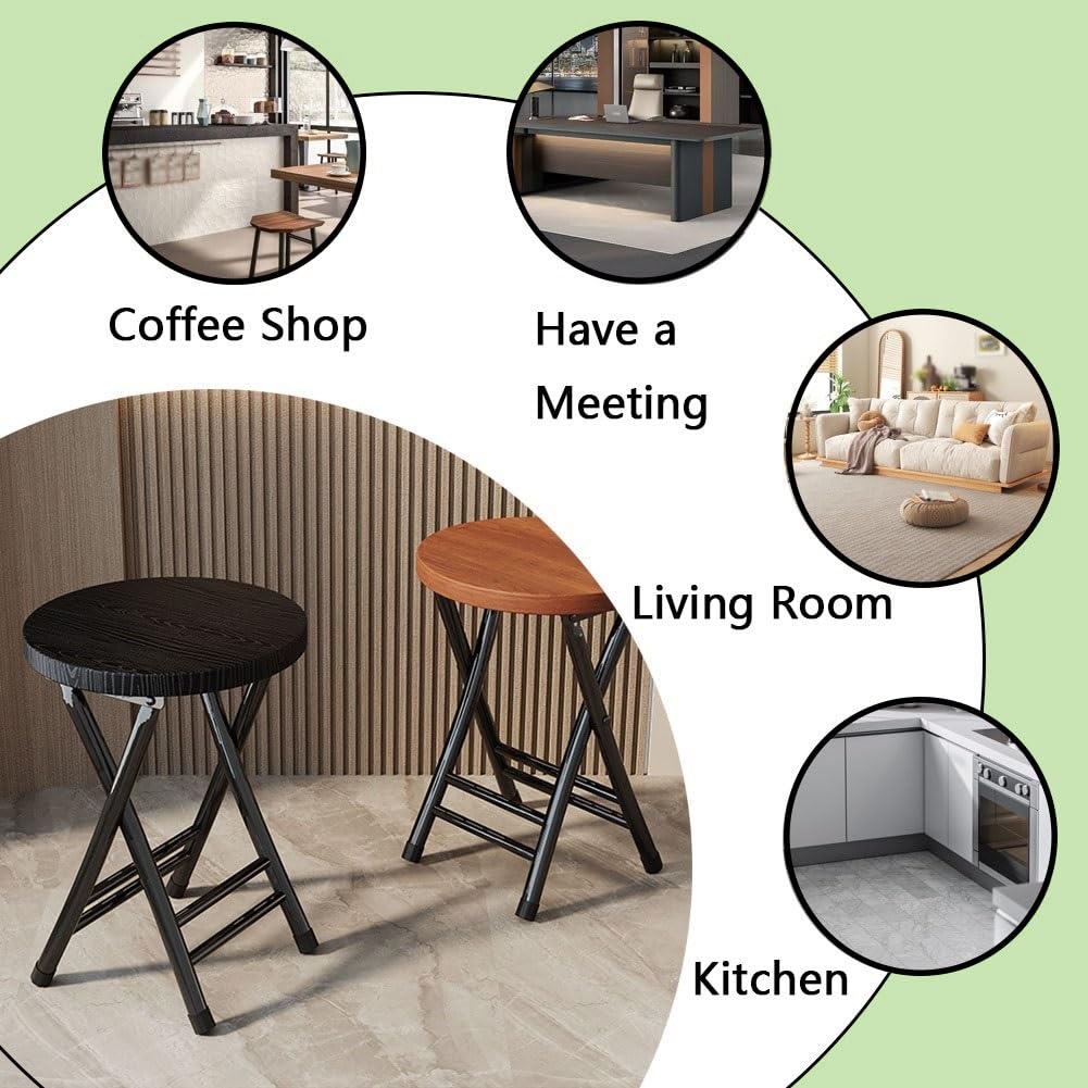 18 Inch Round Backless Folding Bar Stool P6091