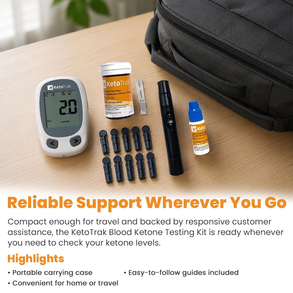 Blood Ketone Testing Kit with 10 Strips R4459