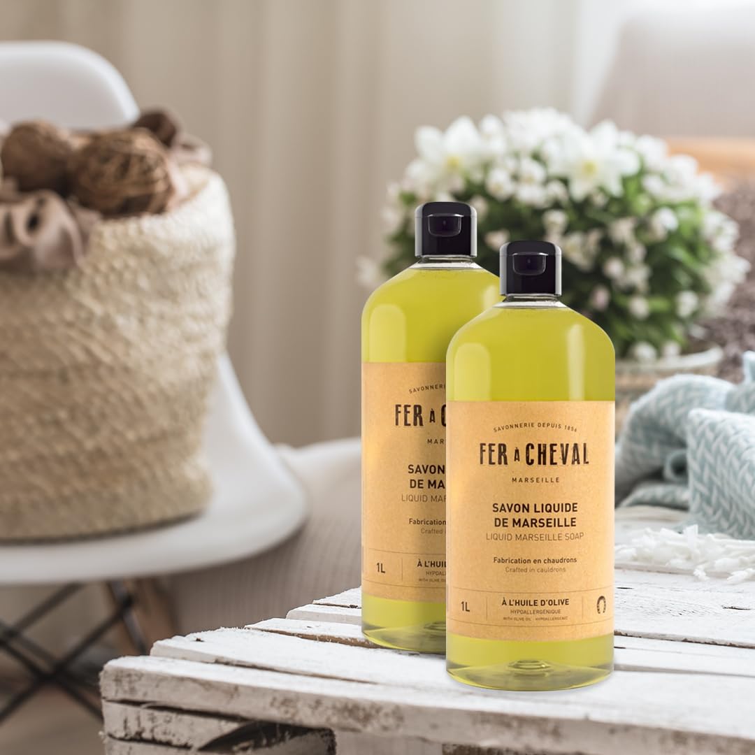 Organic Olive Oil Liquid Soap 1 L, 2 Pack E138409