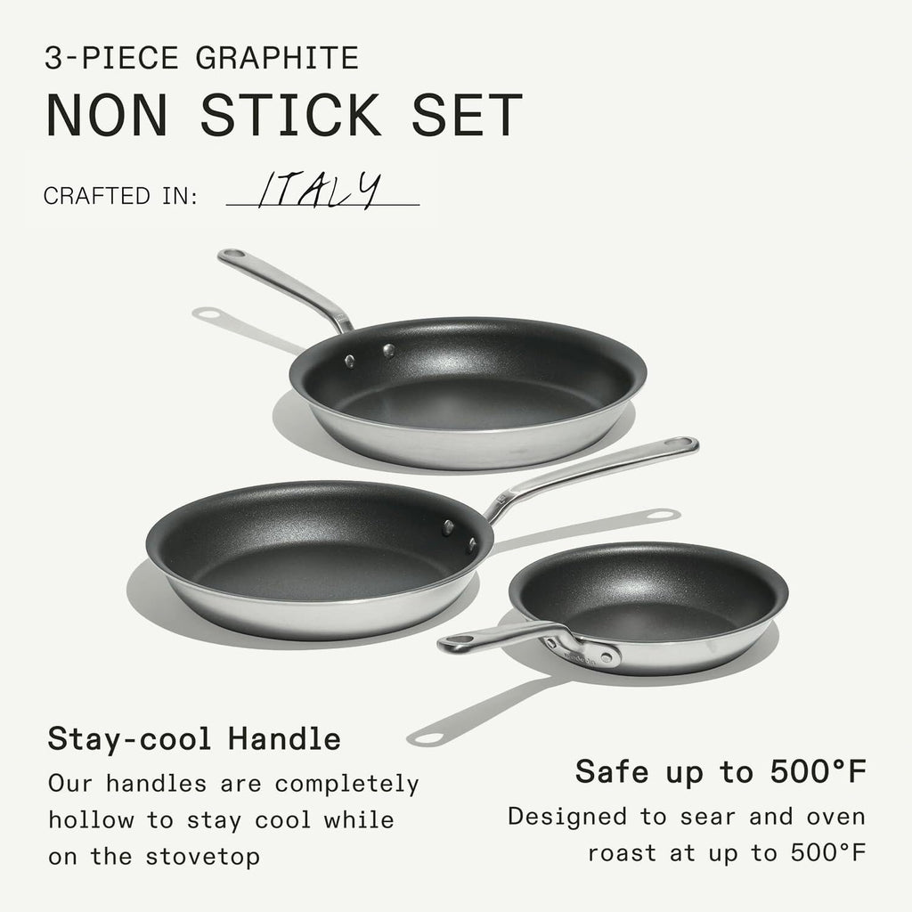 Non Stick 3 Piece Frying Pan Set U6320