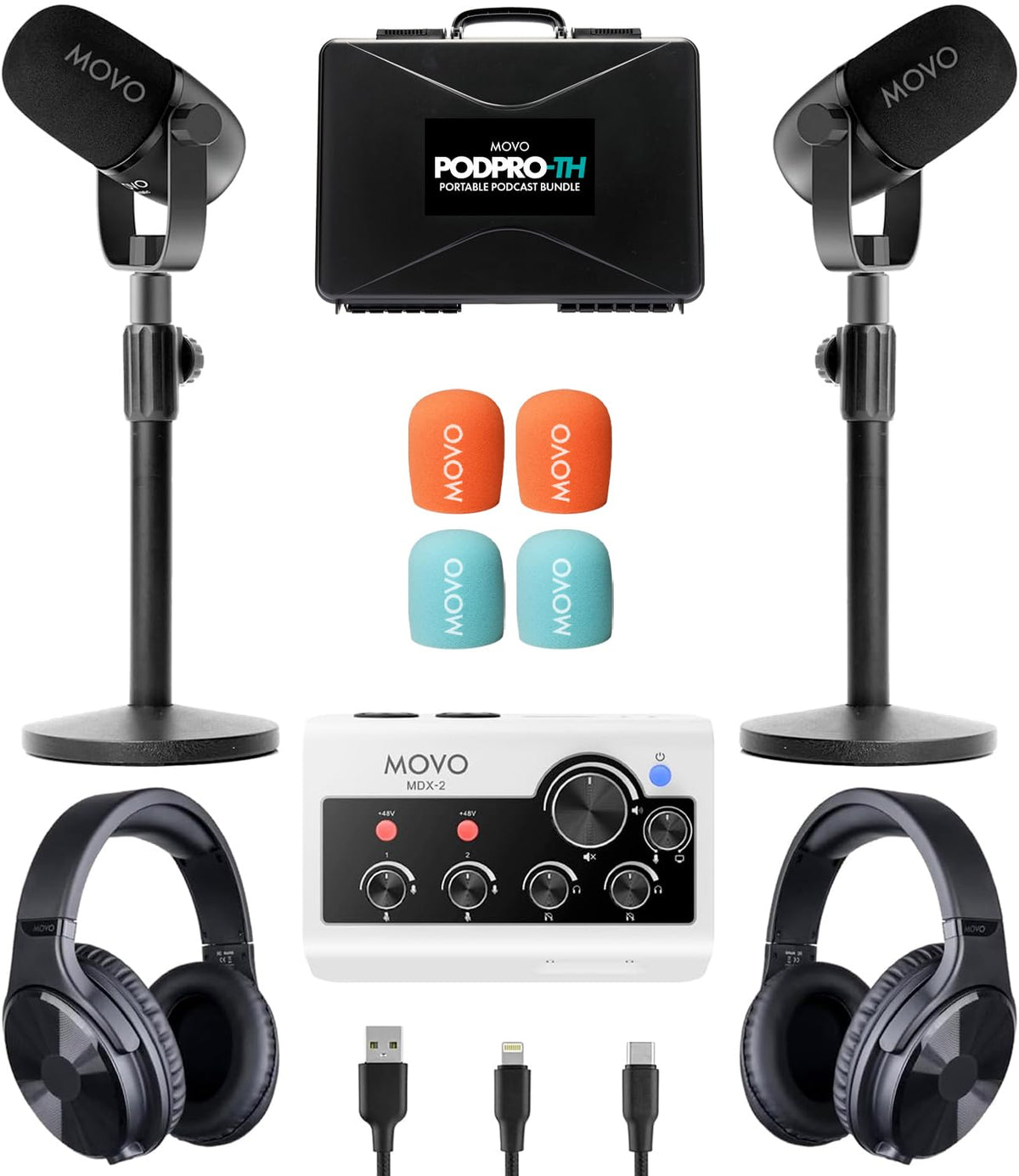 Portable Podcast Equipment Bundle H5813
