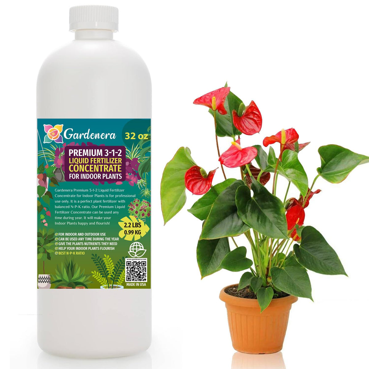 3-1-2 All-Purpose Liquid Fertilizer Concentrate 32 OZ Z1714