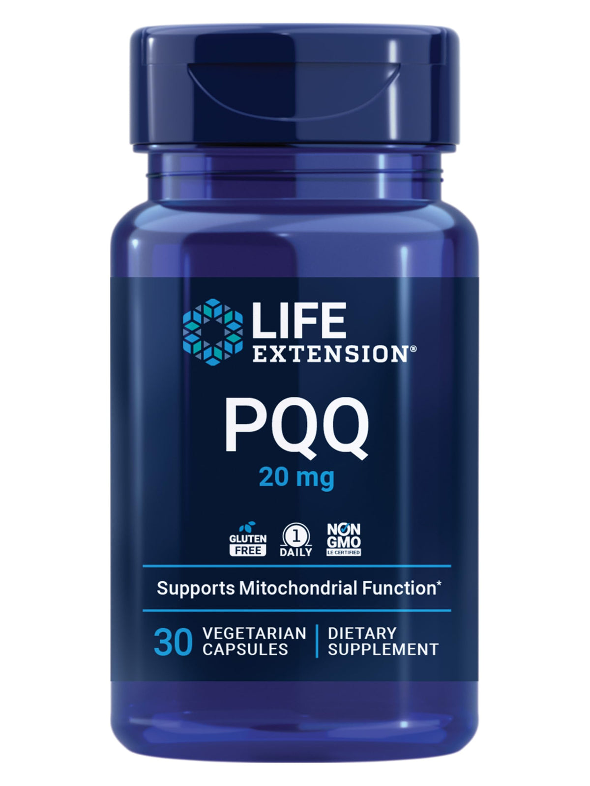 PQQ Pyrroloquinoline Quinone 20 mg 30 Capsules P75365