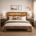 Queen Bed Frame with Wooden Headboard Z71504