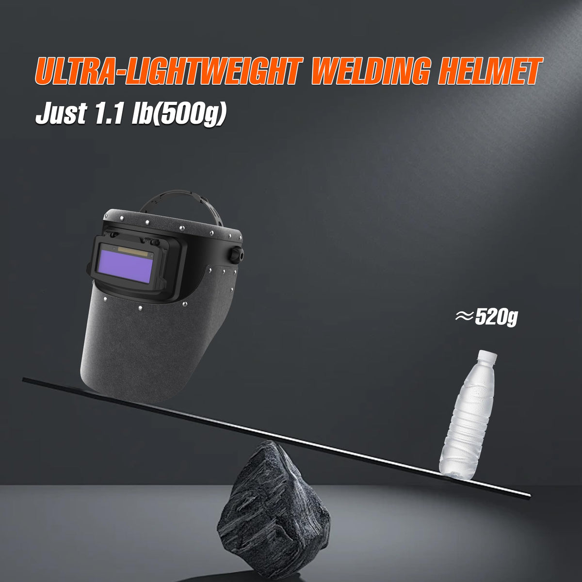 Leather Auto Darkening Welding Helmet T53597