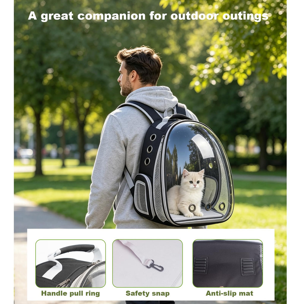 Expandable Pet Backpack Cats Dogs Carrier Bag L20369