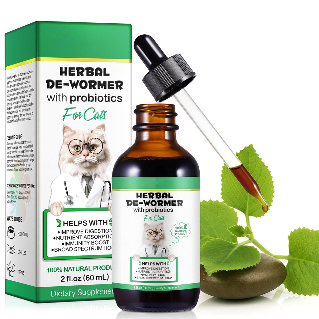 Cat Herbal Probiotics Digestive Supplement Drops 60ml H8672