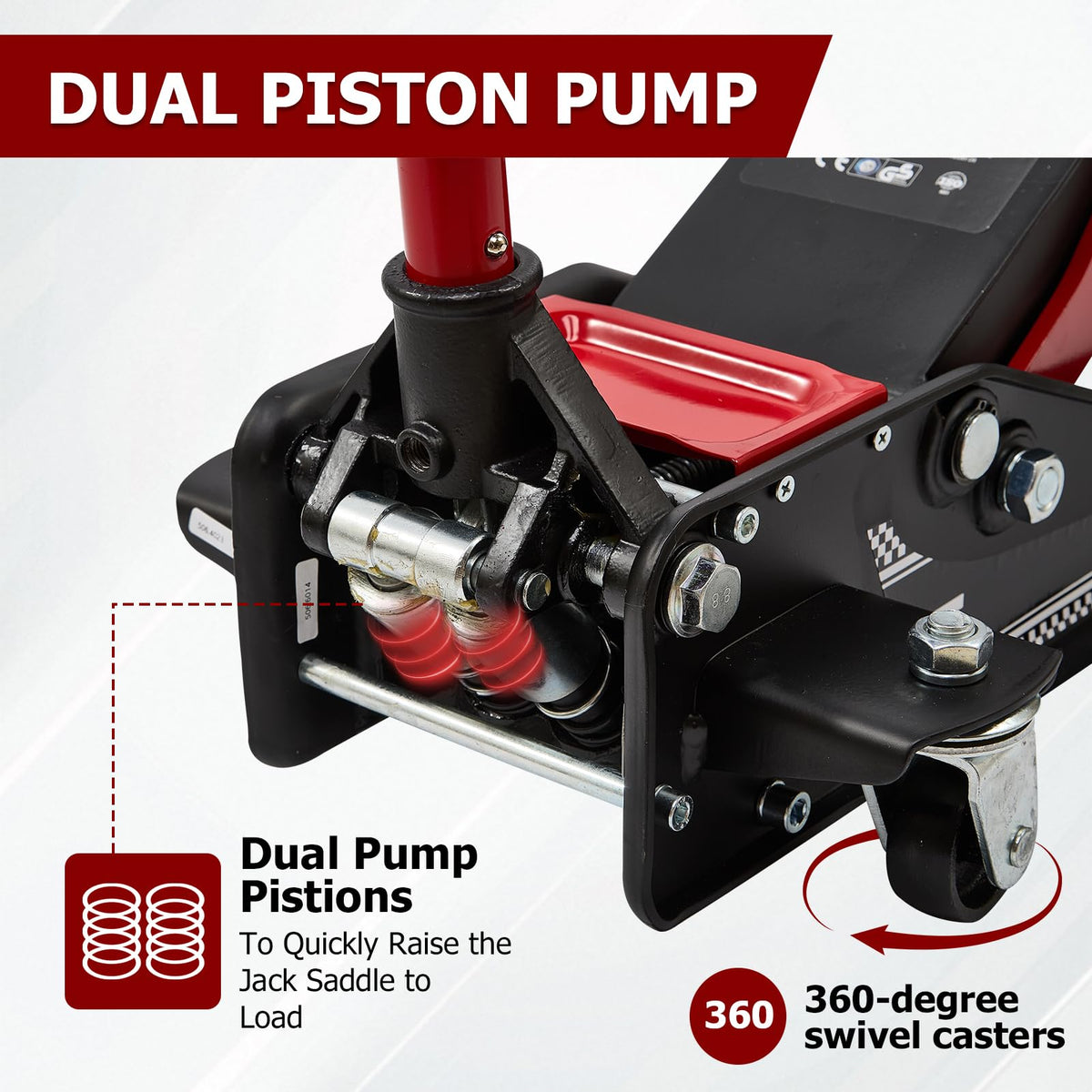 3 Ton Low Profile Steel Floor Jack S806875