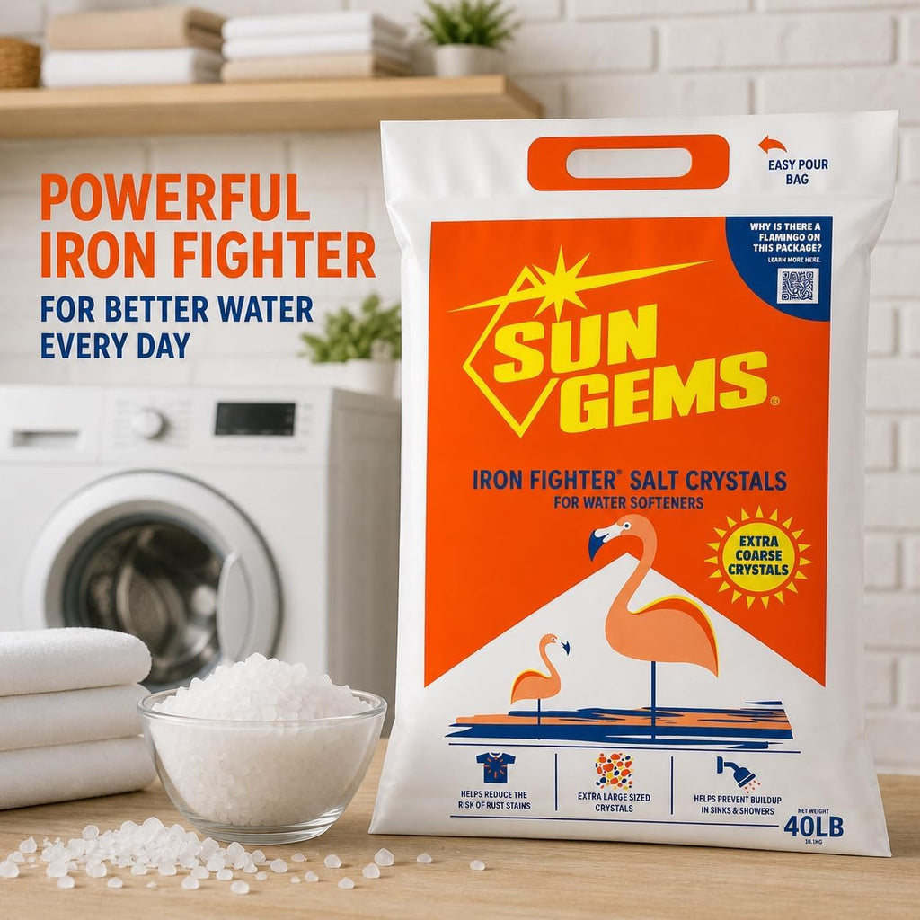Water Softener Salt Crystals 40 lb Extra Coarse D7700