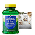 Calcium Magnesium Zinc Vitamin D3 Dietary Supplement 250 Coated Caplets H477077