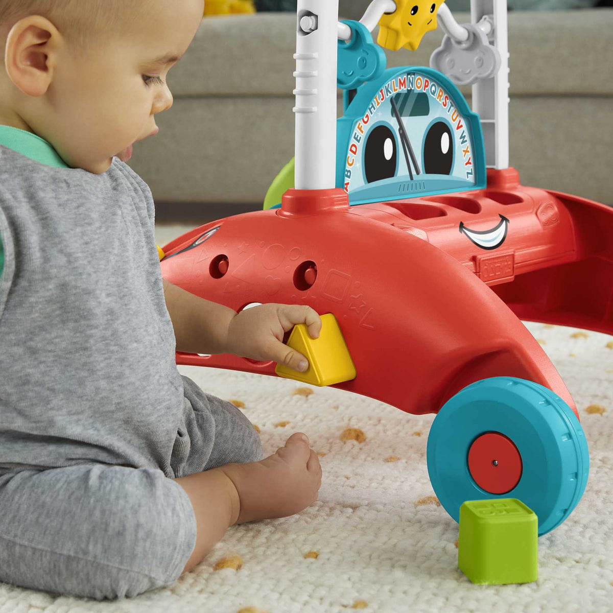 2-Sided Steady Speed Baby Walker with Learning Songs and Sounds H401