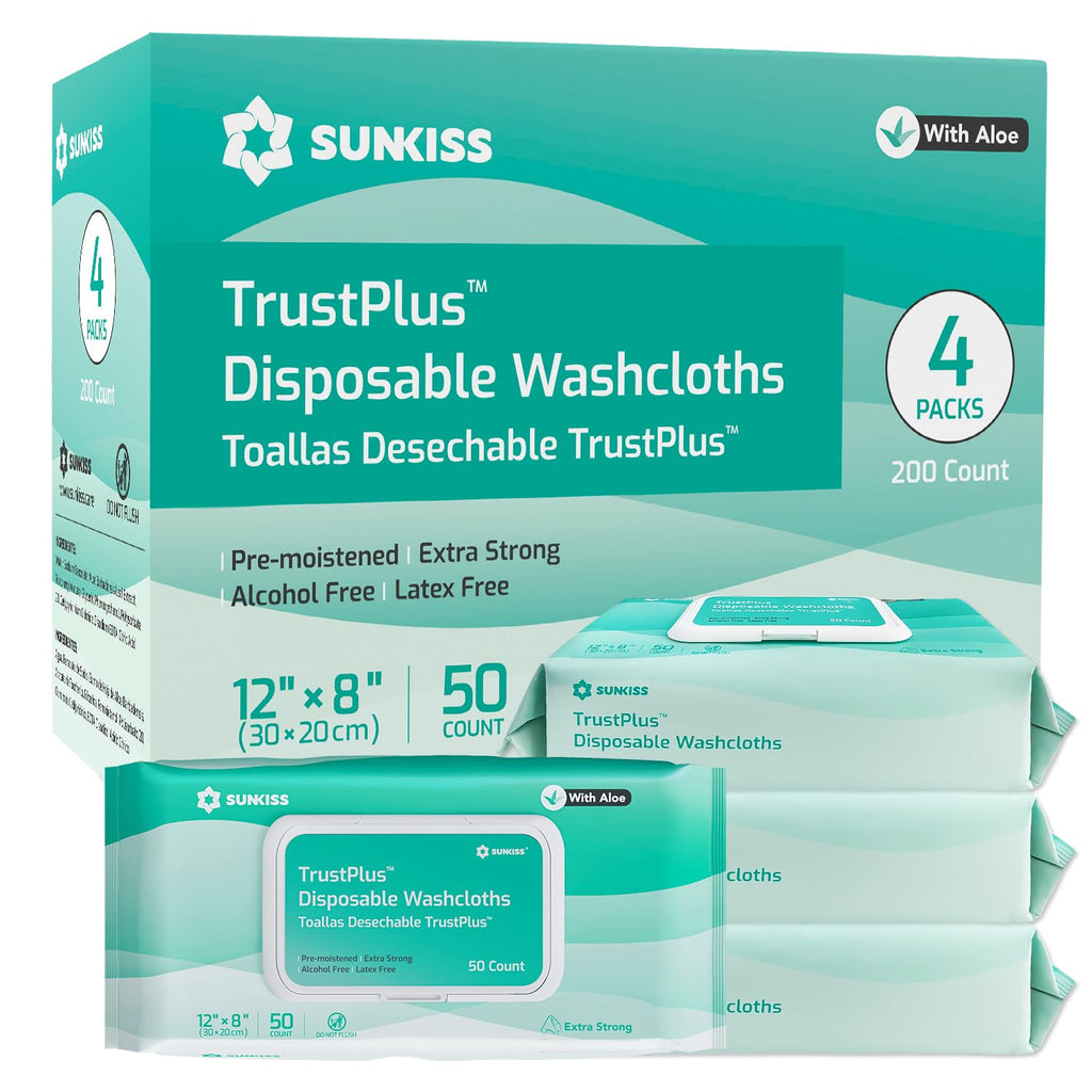 Adult Diapers Medium 12 Count & Wet Wipes 200 Count I746286