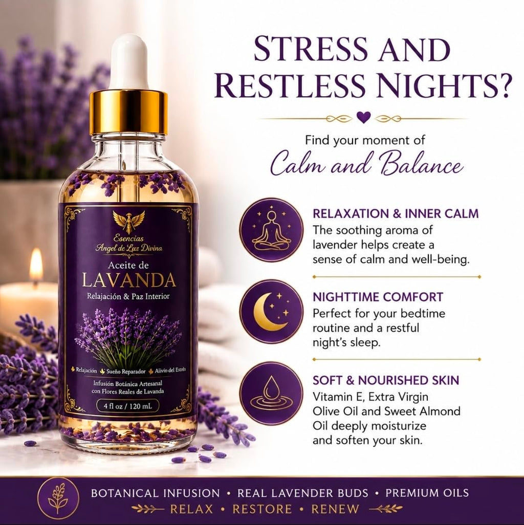 Lavender Body Oil 4 Fl Oz O74134