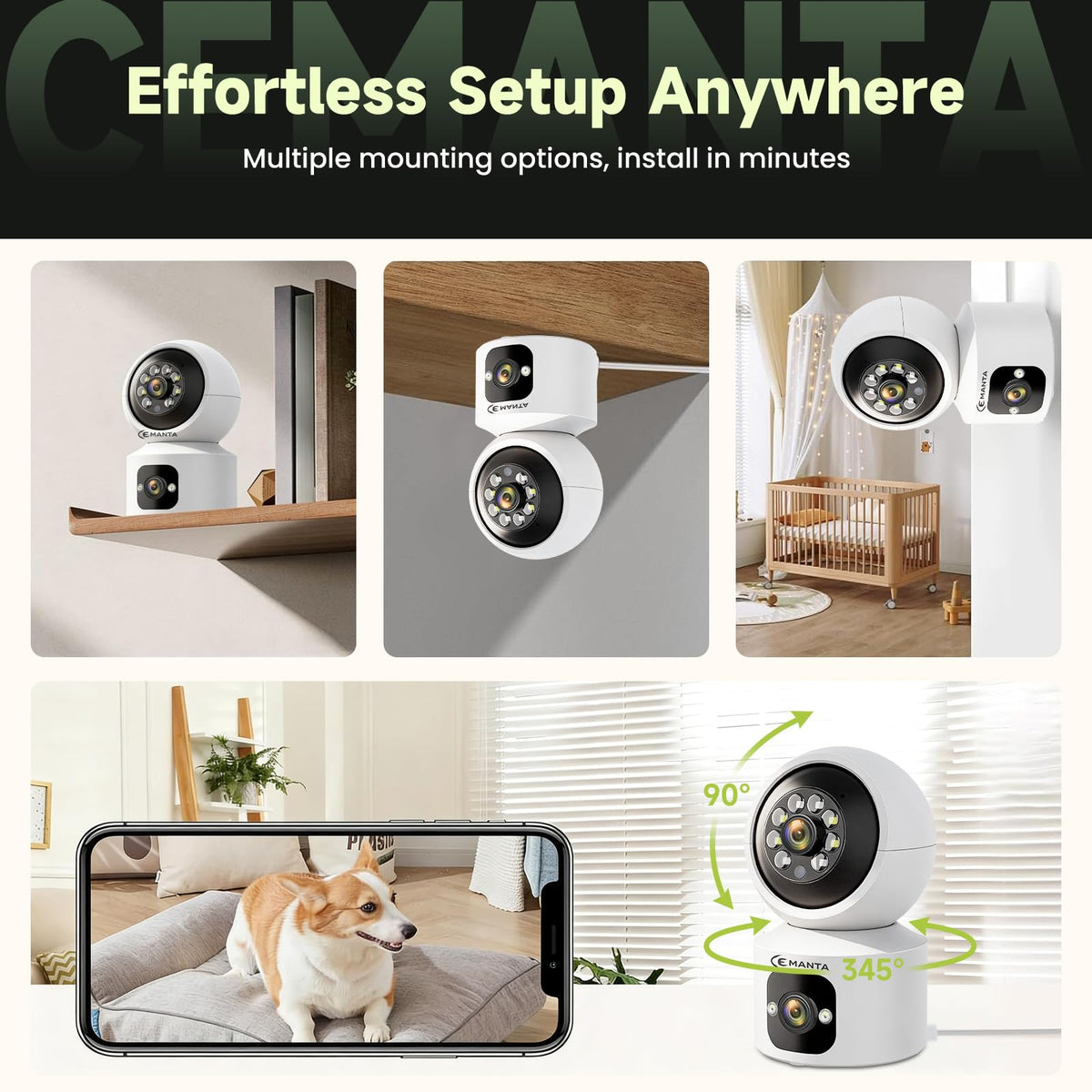 4MP Indoor Security Camera H319613