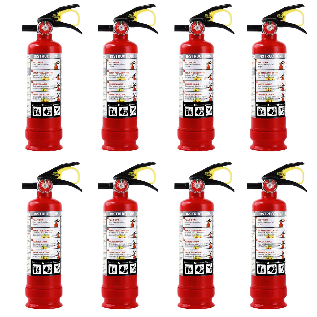 2.5 lb ABC Dry Chemical Fire Extinguishers 8-Pack B624