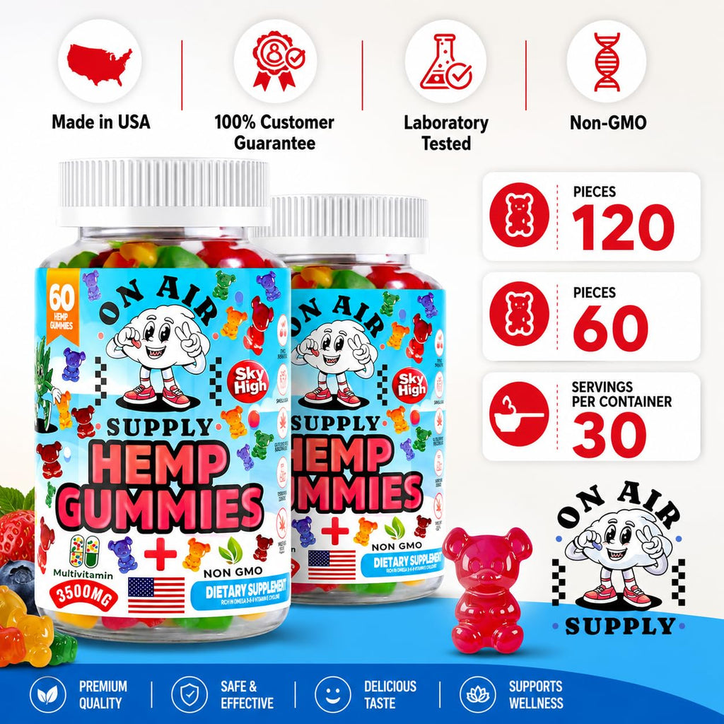 Hemp Gummies 3,500mg 120 Count H44890