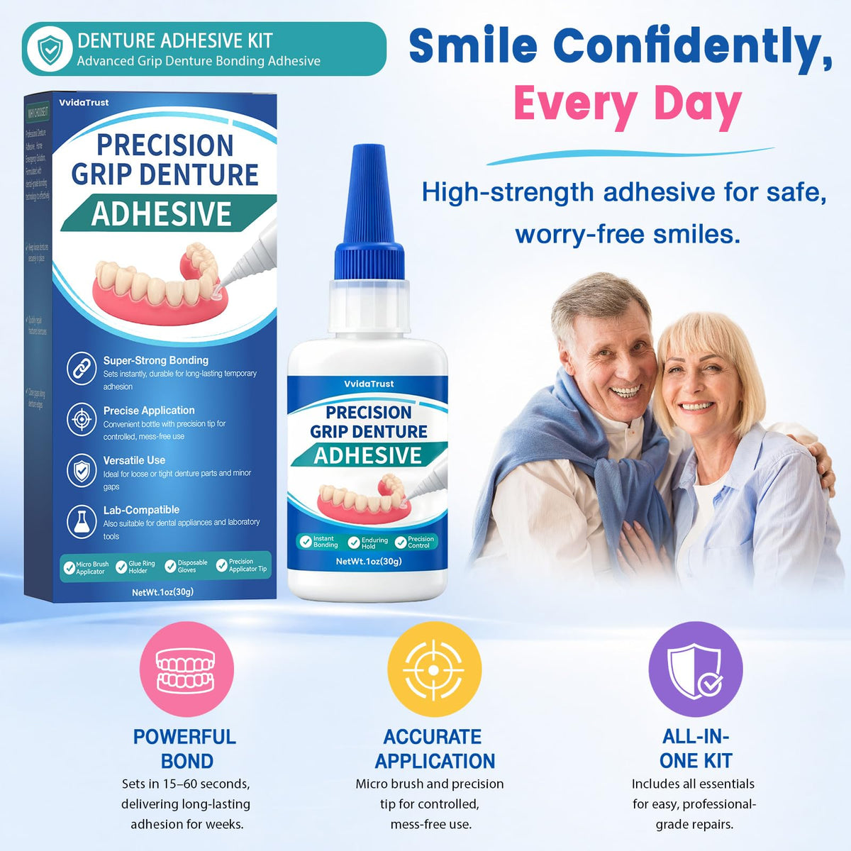 Dental Lab Instant Bonding Dental Glue 1oz J737391