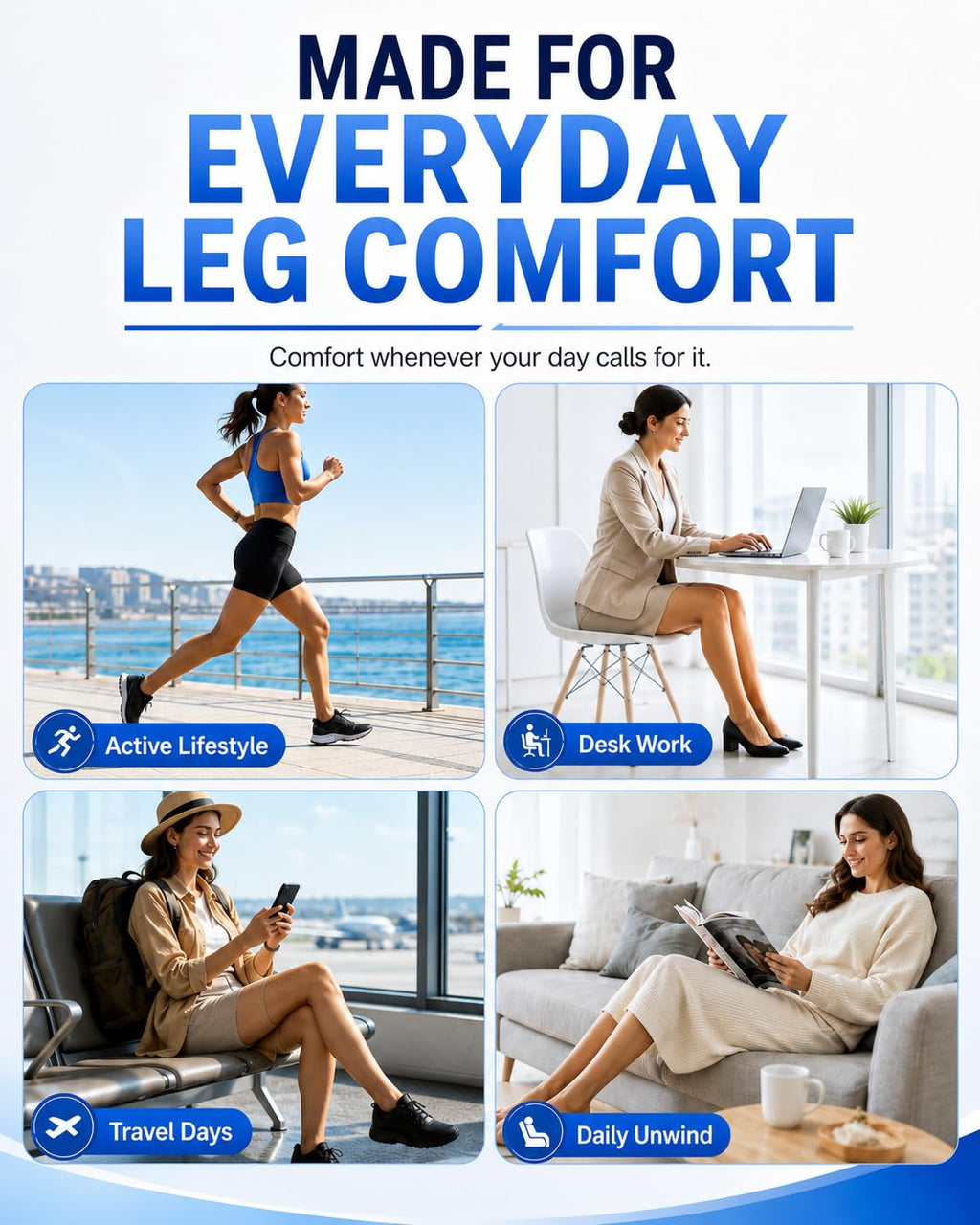 Cordless Leg Massager with Heat U986155