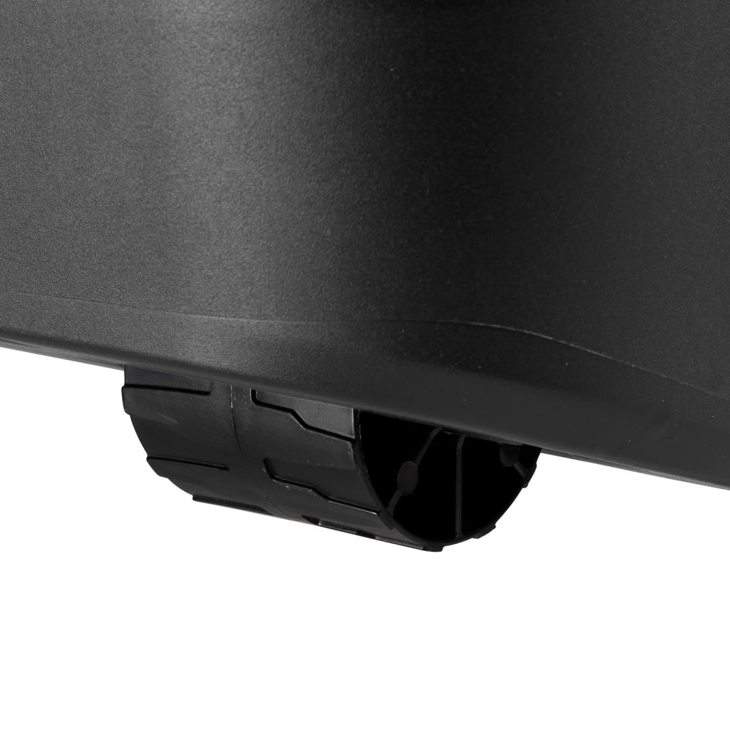 22 Gallon Black Wheeled Plastic Storage Trunk P662
