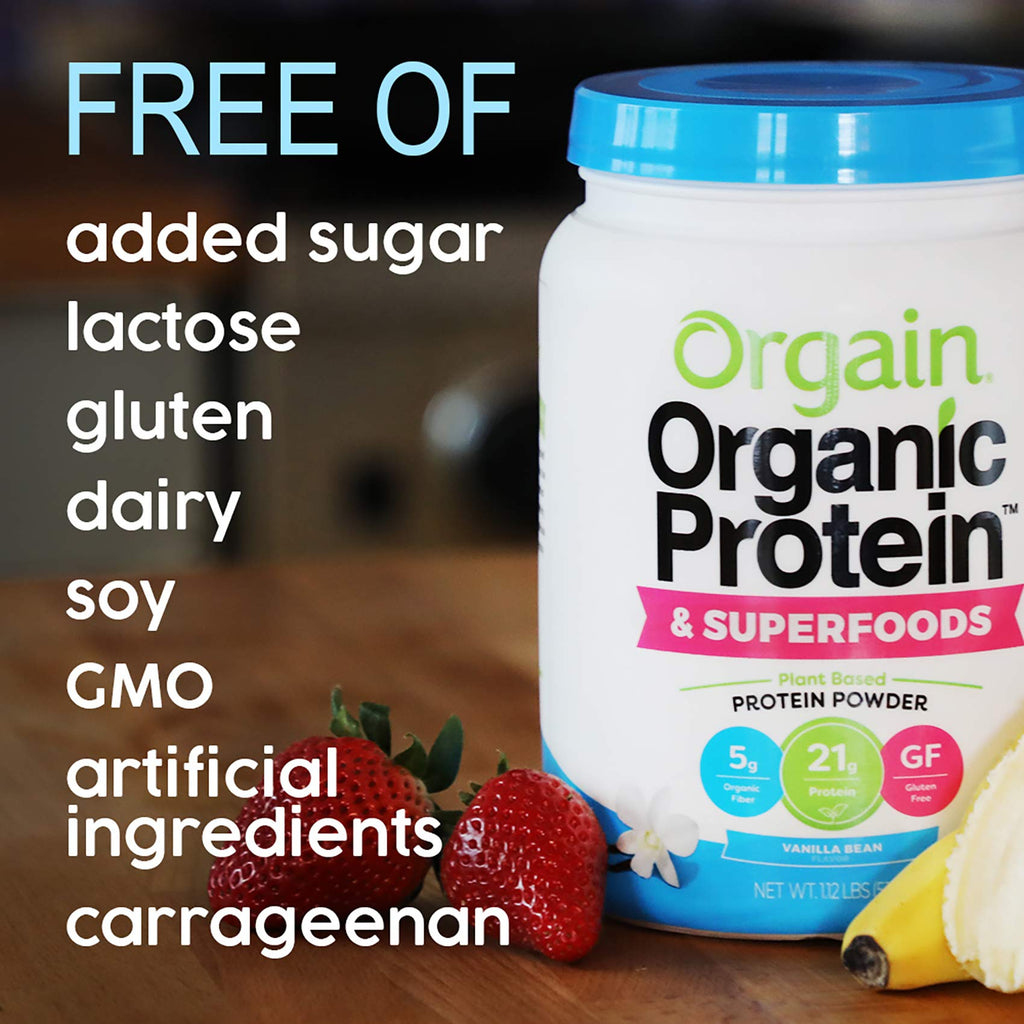 Organic Vegan Protein Powder + Greens Vanilla Bean R24212